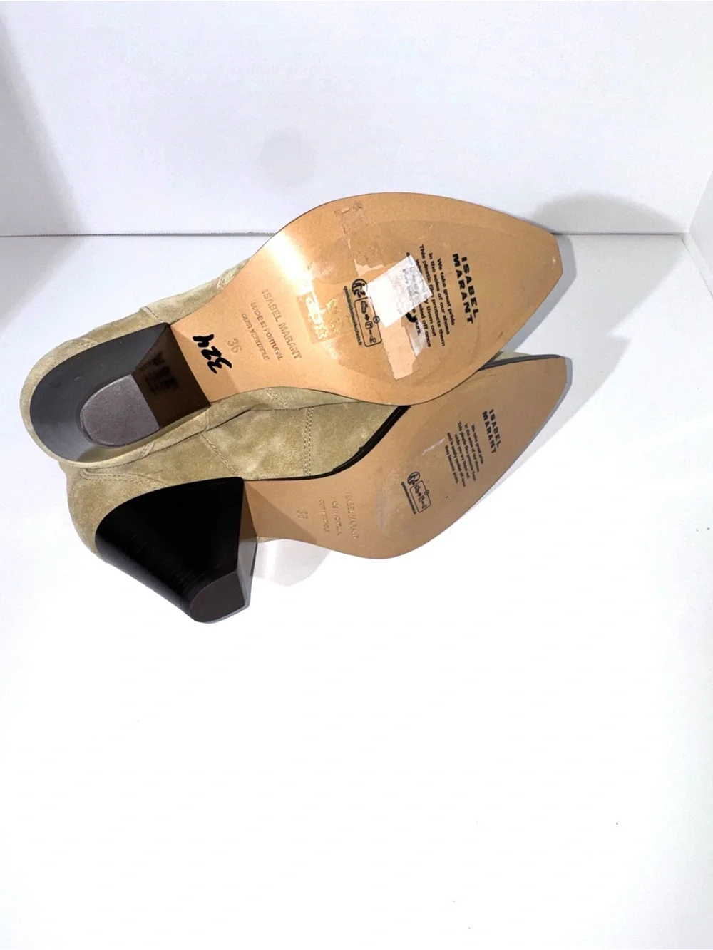 Isabel Marant Darizo Suede Western Boots